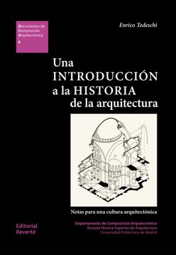 portada Una Introduccion a la Historia de la Arquitectura: Notas Para una Cultura Arquitectonica