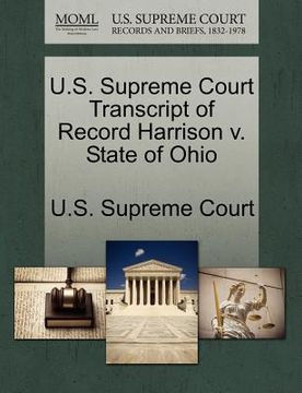 portada u.s. supreme court transcript of record harrison v. state of ohio (en Inglés)