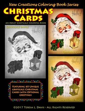 portada New Creations Coloring Book Series: Christmas Cards (en Inglés)