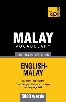 portada Malay vocabulary for English speakers - 5000 words (en Inglés)