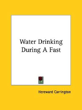 portada water drinking during a fast (en Inglés)