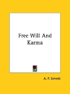 portada free will and karma (en Inglés)