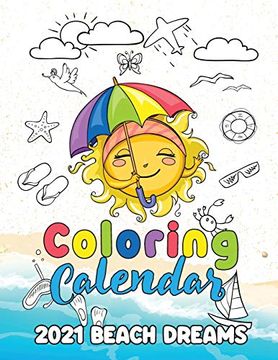 portada Coloring Calendar 2021 Beach Dreams (en Inglés)