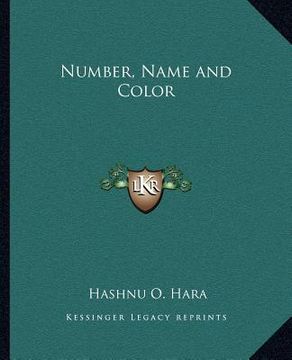 portada number, name and color (en Inglés)