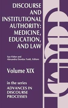 portada discourse and institutional authority: medicine, education, and law (in English)