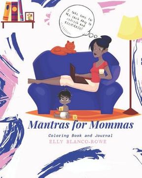 portada Mantras for Mommas Coloring Book (en Inglés)