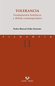 portada Tolerancia. Fundamentos Históricos y Debate Contemporáneo (in Spanish)