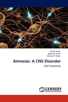 portada amnesia: a cns disorder (en Inglés)