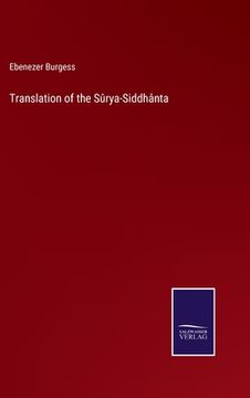 portada Translation of the Sûrya-Siddhânta