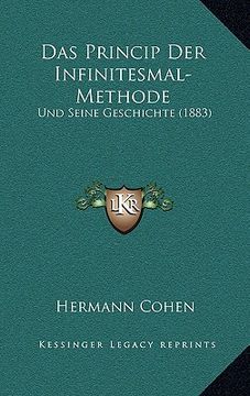 portada Das Princip Der Infinitesmal-Methode: Und Seine Geschichte (1883) (in German)