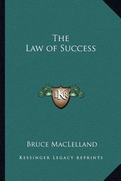 portada the law of success (en Inglés)