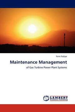 portada maintenance management (en Inglés)