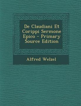 portada de Claudiani Et Corippi Sermone Epico (en Latin)