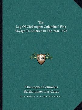 portada the log of christopher columbus' first voyage to america in the year 1492