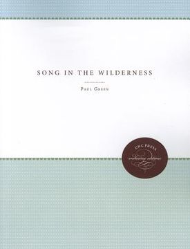 portada song in the wilderness: cantata for chorus and orchestra with baritone solo (en Inglés)