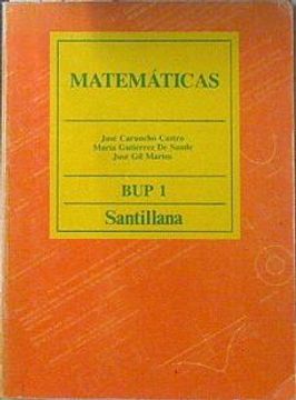portada Matematicas 1 bup