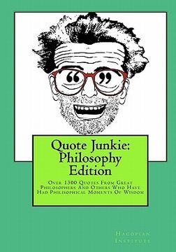 portada quote junkie: philosophy edition (in English)