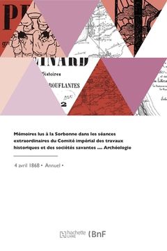 portada Mémoires. Archéologie (in French)