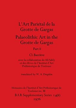 portada L'art Pariétal de la Grotte de Gargas (in French)