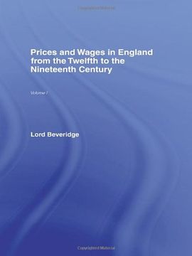portada Prices and Wages in England (en Inglés)