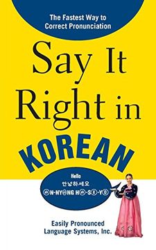 portada Di it Right in Korean: Thefastest way to Correct Pronunication Bilingual Edition by Epls Publicada por Mcgraw-Hill Contemporary (2008) 