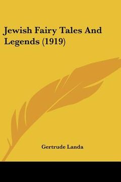 portada jewish fairy tales and legends (1919) (en Inglés)