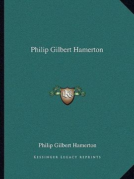 portada philip gilbert hamerton (en Inglés)
