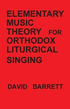 portada Elementary Music Theory for Orthodox Liturgical Singing (in English)