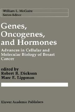 portada genes, oncogenes, and hormones: advances in cellular and molecular biology of breast cancer (en Inglés)