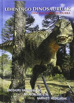 portada Lehenengo Dinosauruak - Dinosauruen Helduera (in Basque)