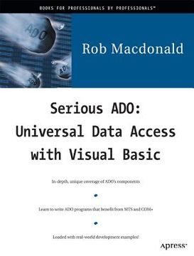 portada serious ado: universal data access with visual basic [with cd-rom] (in English)