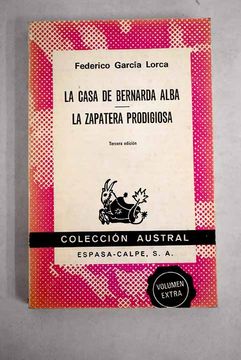 portada La Casa de Bernarda Alba; La Zapatera Prodigiosa (in Spanish)
