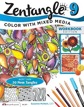 portada Zentangle 9, Workbook Edition: Color with Mixed Media (Design Originals)