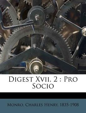 portada digest xvii. 2: pro socio (in English)
