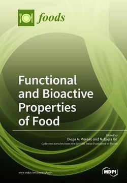 portada Functional and Bioactive Properties of Food (en Inglés)