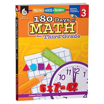 portada 180 Days of Math for Third Grade (en Inglés)