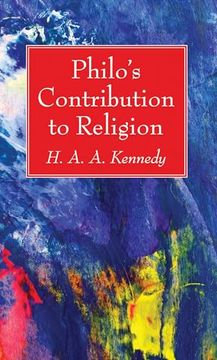 portada Philo's Contribution to Religion (in English)