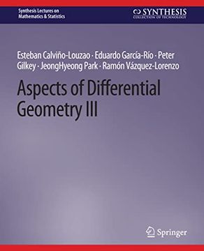 portada Aspects of Differential Geometry III (en Inglés)