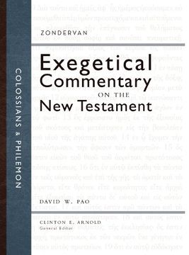 portada Colossians and Philemon (Zondervan Exegetical Commentary on the new Testament) (en Inglés)