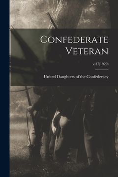 portada Confederate Veteran; v.37(1929) (en Inglés)