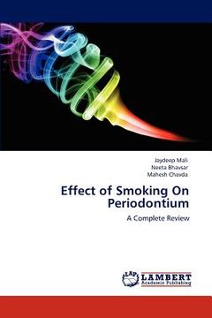 portada effect of smoking on periodontium (en Inglés)