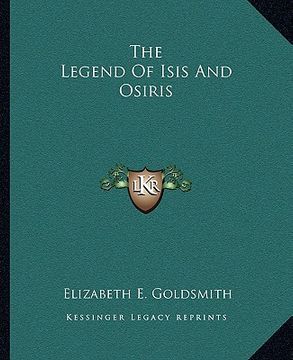 portada the legend of isis and osiris (en Inglés)