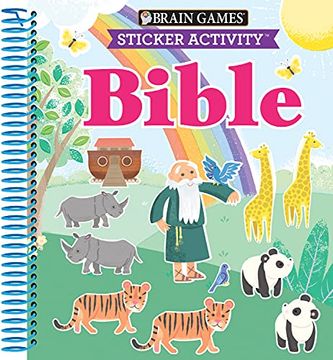 portada Brain Games - Sticker Activity: Bible (For Kids Ages 3-6) 