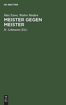 portada Meister Gegen Meister (en Alemán)
