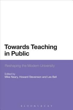 portada Towards Teaching in Public: Reshaping the Modern University (in English)