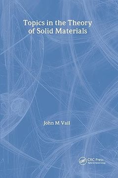 portada Topics in the Theory of Solid Materials (en Inglés)