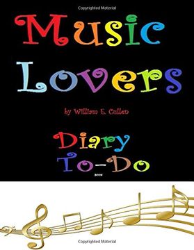 portada Music Lovers: Diary To-Do 2019 (in English)