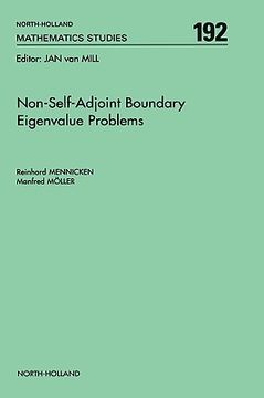 portada non-self-adjoint boundary eigenvalue problems (en Inglés)