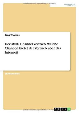 portada Der Multi Channel Vertrieb. Welche Chancen bietet der Vertrieb über das Internet? (German Edition)