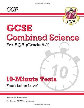 portada New Grade 9-1 Gcse Combined Science: Aqa 10-Minute Tests (With Answers) - Foundation (in English)